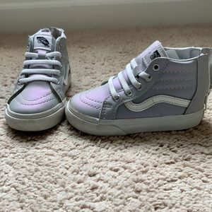 Toddler holographic vans high tops
